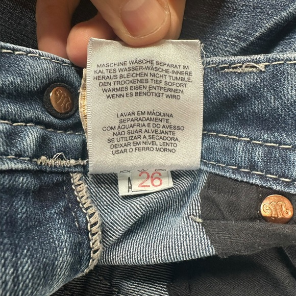 Miss Me Women’s 26 Mid Rise Skinny Jeans Fleur De Lis Pockets Embellished - Picture 14 of 16